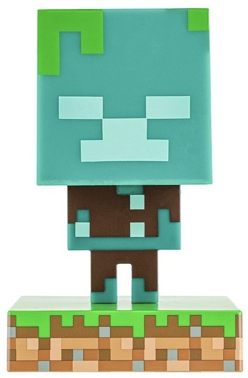 Dekoratívne LED Paladone Icon Light Minecraft - Utopenec zelené