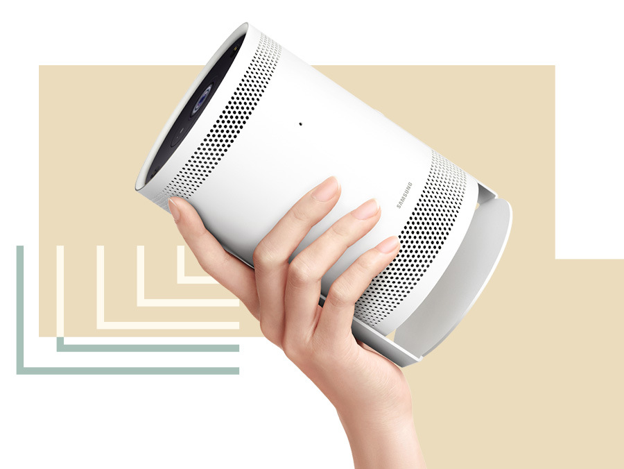 Projektor Samsung The Freestyle SP-LFF3CLA 2.gen. biely Projektor Samsung The Freestyle SP-LFF3CLA 2.gen. biely