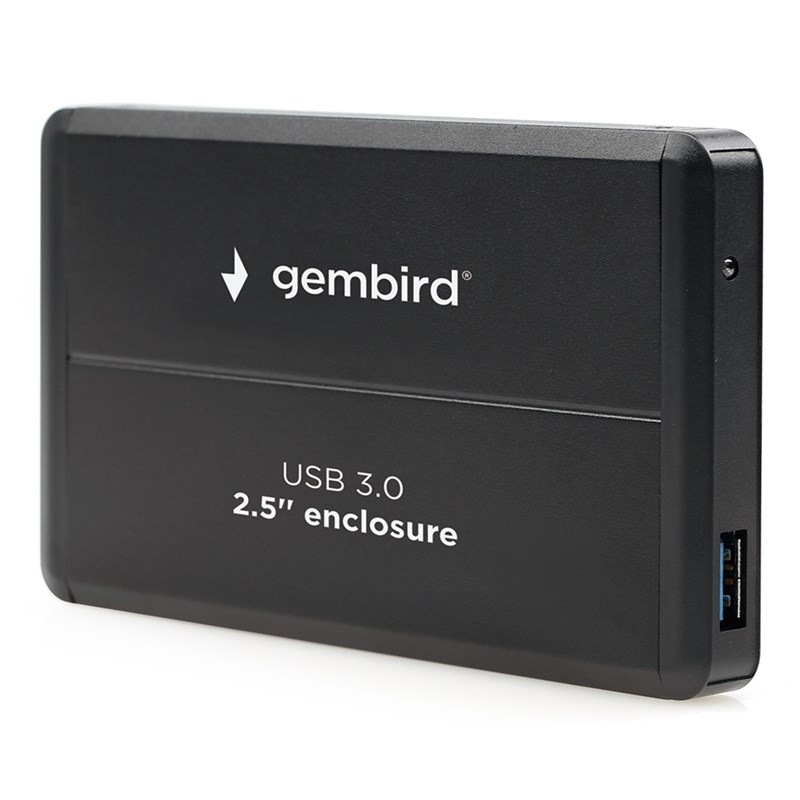 Box na HDD Gembird pre 2.5” zariadenie, USB 3.0, SATA čierny