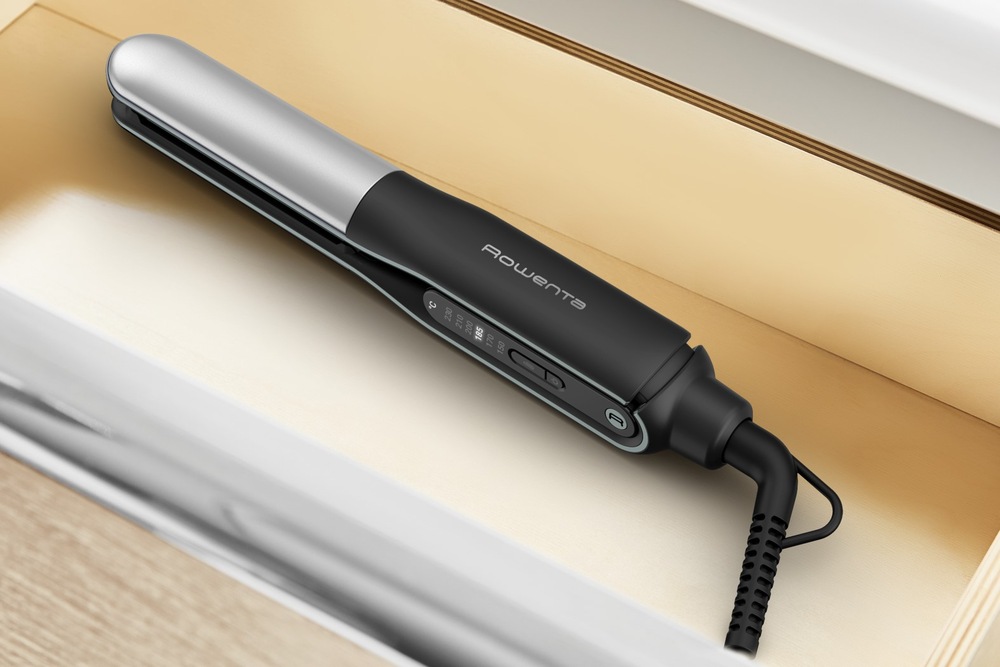 Žehlička na vlasy Rowenta SF7120E0 Thermostyle čierna/nerez „Žehlička