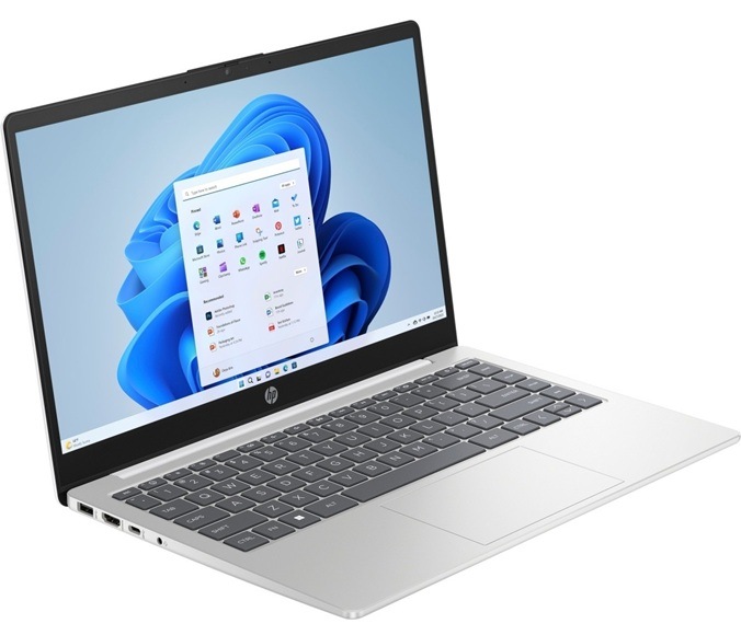 Notebook HP 14-ep0045nc + Game Pass predplatné na 3 mesiace strieborný „“