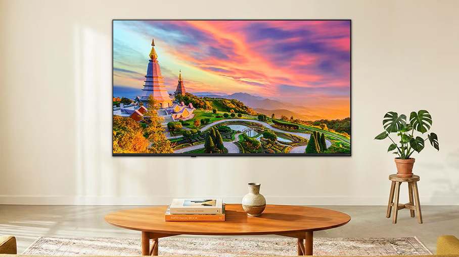 Minimalistický dizajn s Gallery Mode a LG Gallery+ premení TV na digitálnu galériu a interiér.
