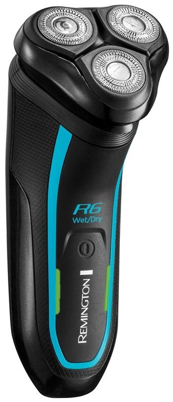 Holiaci strojček Remington R6000 R6 Style Series Aqua Rotary Shaver čierny/modrý