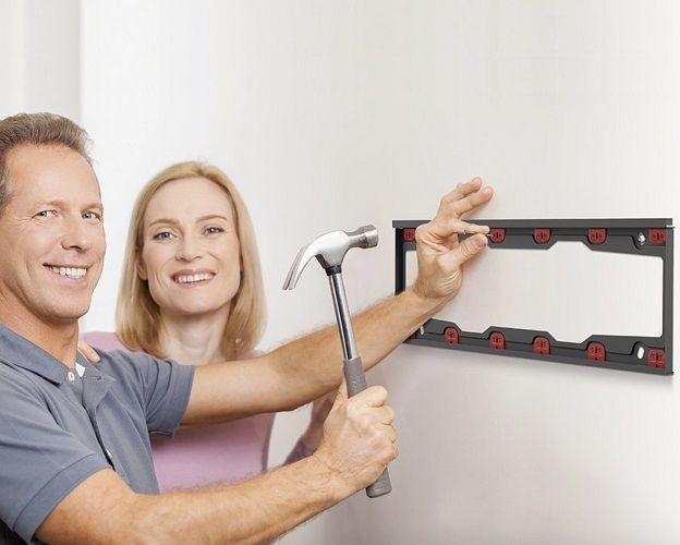 Držiak na TV Barkan ND300.B, pevný, pre uhlopriečky 32" až 65", nosnosť 37 kg čierny