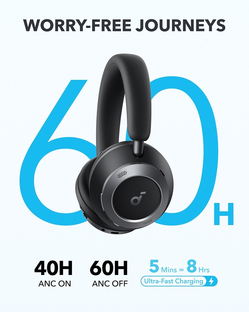 Slúchadlá Anker soundcore Space One Pro čierna Anker Soundcore Space One Pro Black