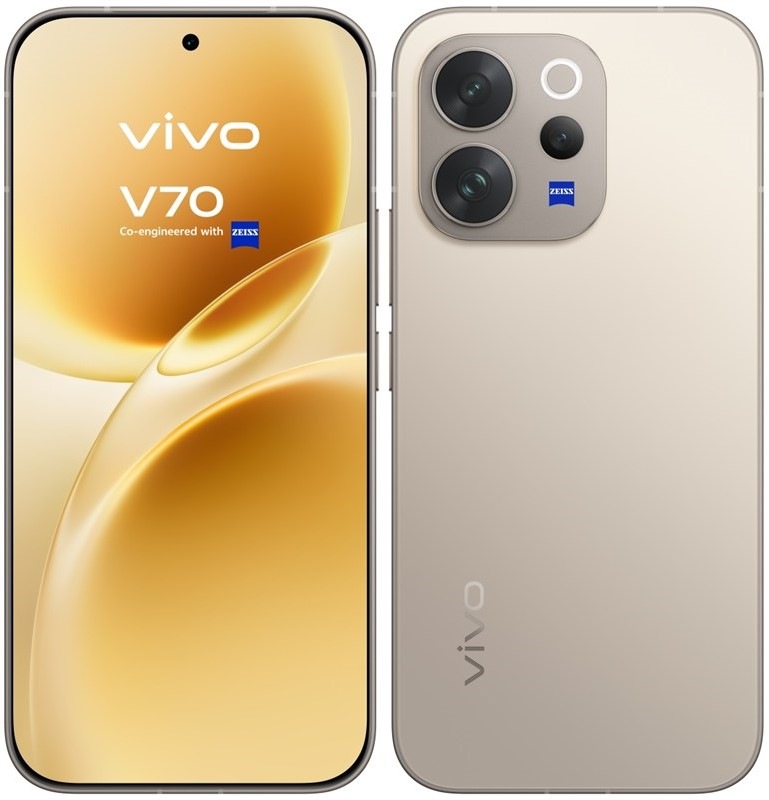 Mobilný telefón Vivo V70 5G 8 GB/256 GB v šedom prevedení