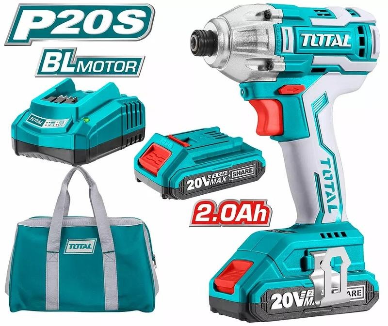 Rázový skrutkovač Total tools TIRLI2002 (s batériou)