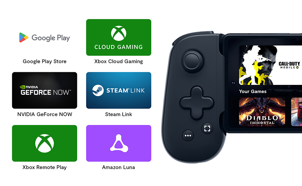 Gamepad Backbone Mobile Gaming Controller pre USB-C čierny Backbone Mobilný Gaming Controller Classic Edition USB-C (BB-51-P-BR)