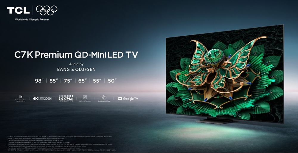 Televízor TCL 65C7K „Televízia