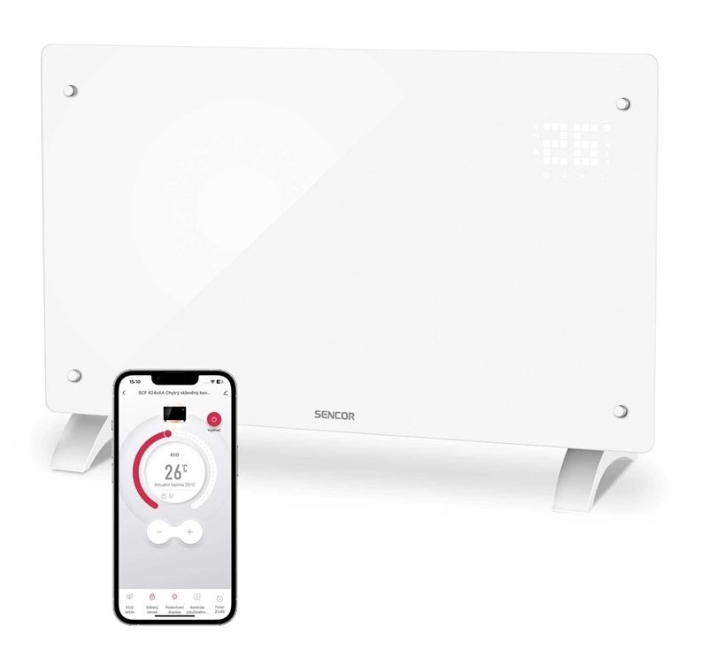 Teplovzdušný konvektor Sencor SCF 4240WH