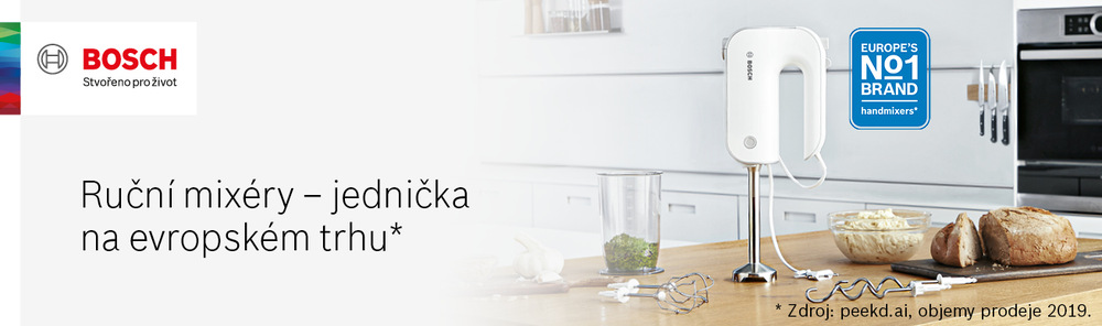 Ručný šľahač Bosch ErgoMixx MFQ37470 sivý/biely