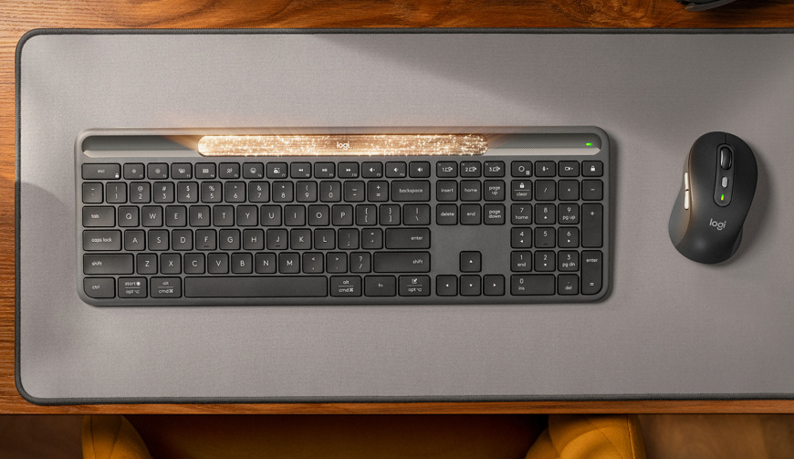 Klávesnica Logitech Signature Slim Solar+, US sivá Klávesnica Logitech Signature Slim Solar+, US sivá