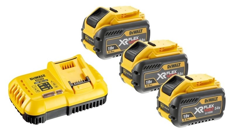 Set batérie a nabíjačky Dewalt XR FLEXVOLT DCB118X3