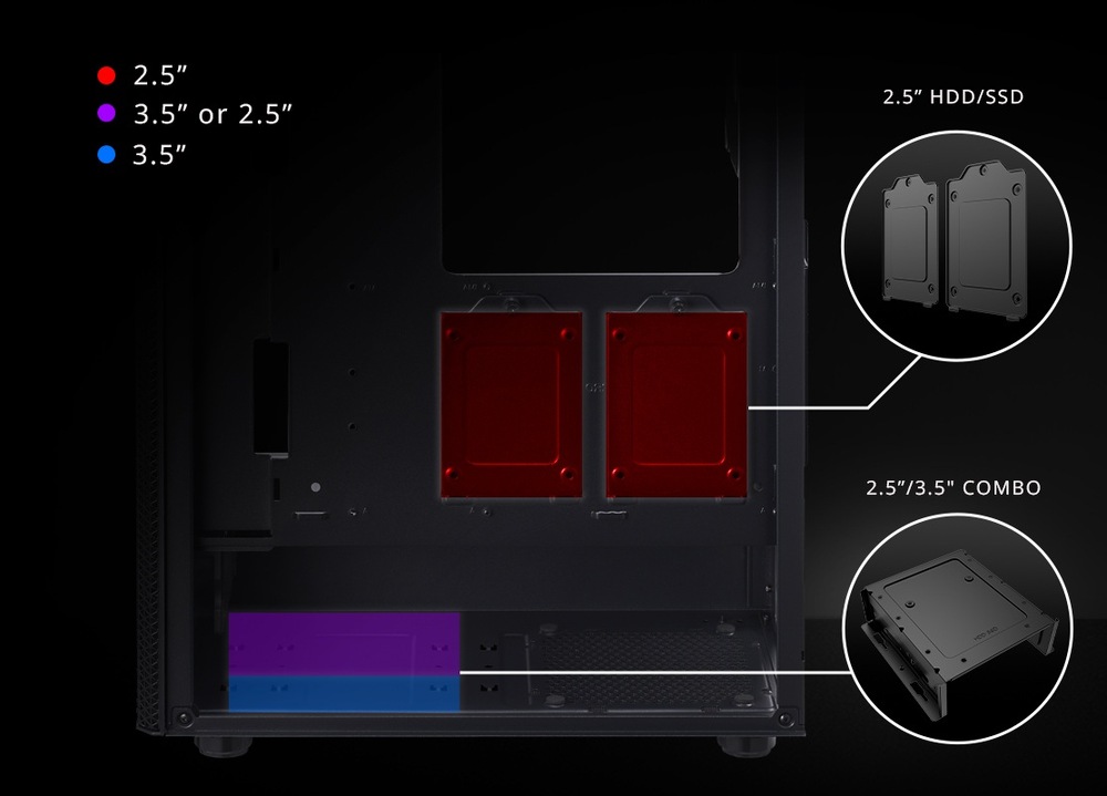 Case ADATA XPG Valor Mesh čierna Case ADATA XPG Valor Mesh čierna