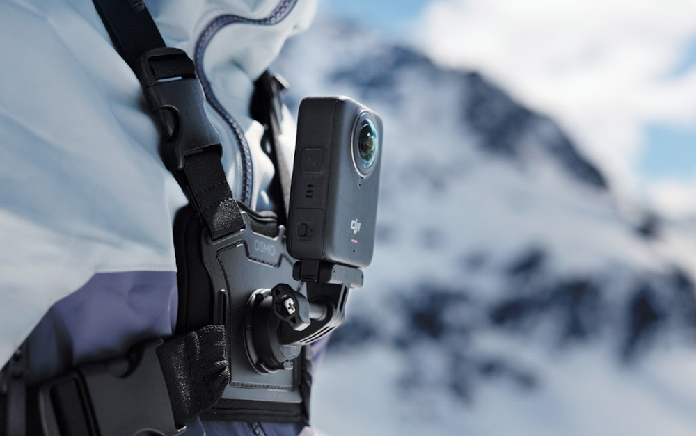 Outdoorová kamera DJI Osmo 360 Adventure Combo Sky View Bundle čierna