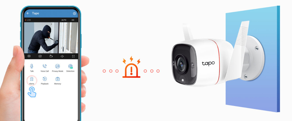 IP kamera TP-Link Tapo C310 biela IP kamera TP-Link Tapo C310 biela