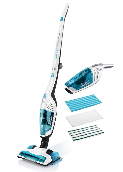 Tyčový vysávač ETA Moneto II Aqua Plus 6453 90000, modrá