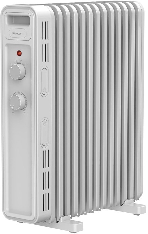 Olejový radiátor Sencor SOH 3413WH s príkonom 2500W
