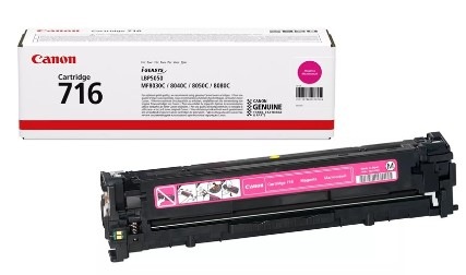 Toner Canon CRG-716M, 1500 strán purpurová farba