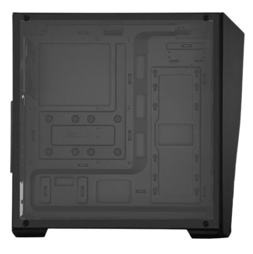 Case Cooler Master MasterBox K501L čierna PC skriňa Cooler Master MasterBox K501L z bočnej strany