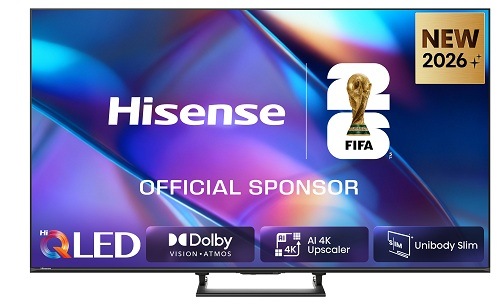 Televízia Hisense 65A7S s farbami na displeji