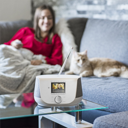 Internetový rádioprijímač s DAB+ Hama DIR3300SBT biely Internetový rádioprijímač s DAB+ Hama DIR3300SBT biely