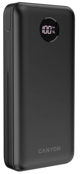 Powerbank Canyon PB-2002B, 20 000 mAh čierny