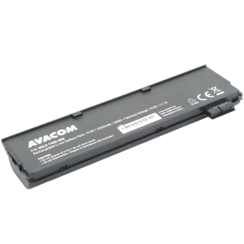 Batéria Avacom Lenovo ThinkPad T470, T480, T570, T580 Li-Ion 10,8V 5200mAh