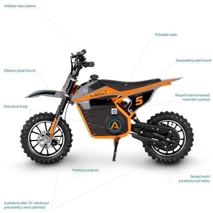 Elektrická motorka LAMAX eJumper DB50 Elektrická motorka LAMAX eJumper DB50