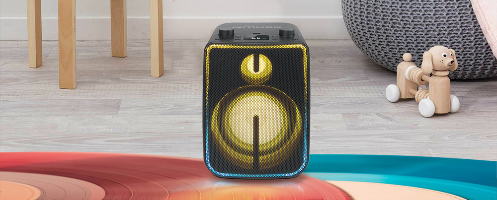 Párty reproduktor MUSE M-1802DJ čierny