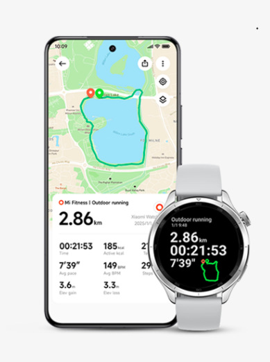 Inteligentné hodinky Xiaomi Watch S4 strieborné Inteligentné hodinky Xiaomi Watch S4 strieborné