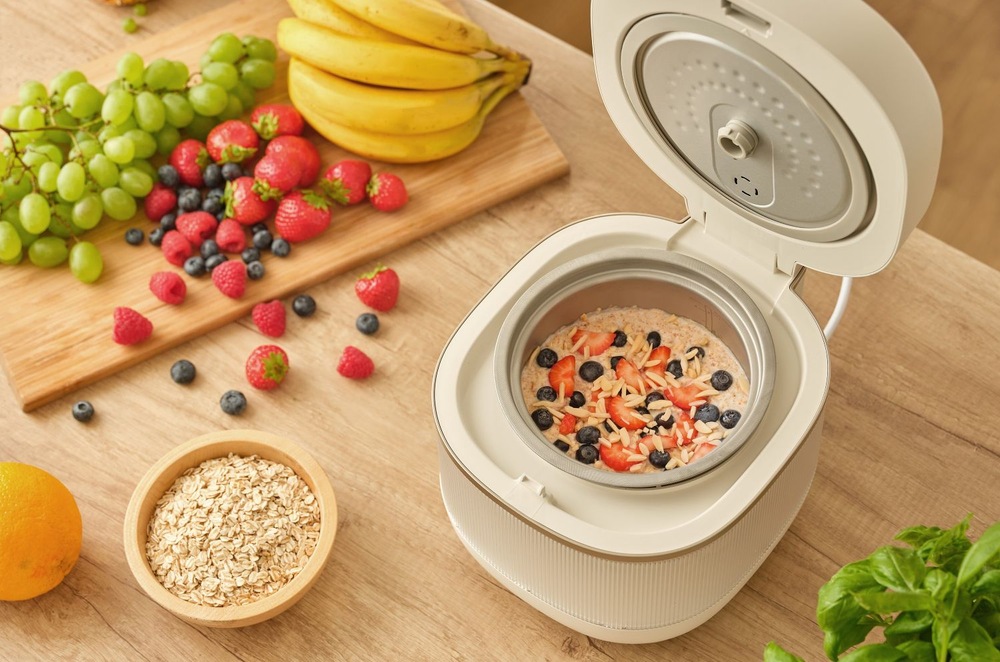 Ryžovar Sencor SRM 2000WH Low Carb Varenie ovsenej kaše s ovocím v kávovare Sencor SRM 2000WH Low Carb