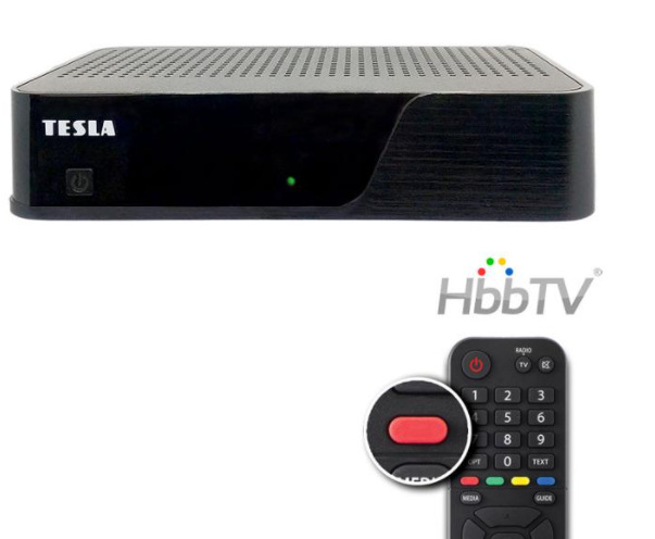 Set-top box Tesla HYbbRID TV T200 čierny