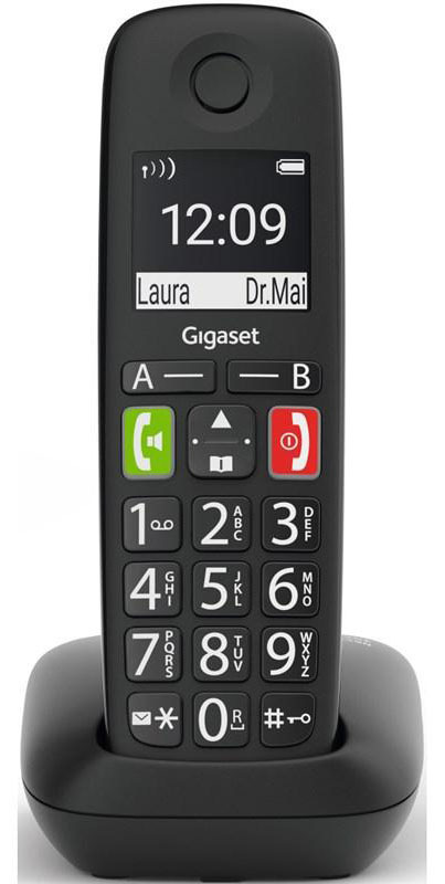 Domáci telefón Gigaset E290 čierny
