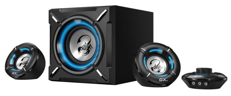 Reproduktory Genius GX GAMING SW-G2.1 1000 čierne/modré Reproduktory Genius GX GAMING SW-G2.1 1000 čierne/modré