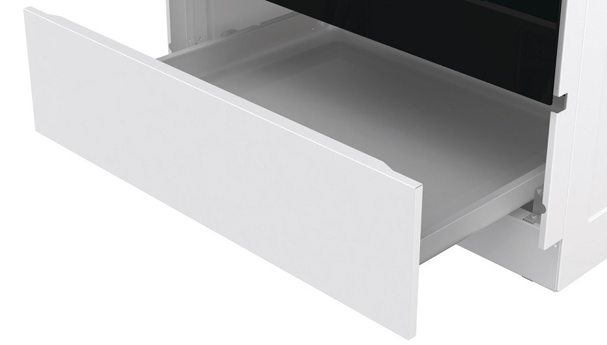 Kombinovaný sporák Gorenje G600 GKS6C71WF biely Sporák Gorenje GKS6C71WF, bílá, úložná zásuvka