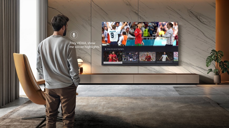 Hisense TV 85U8Q, hlasové ovládanie