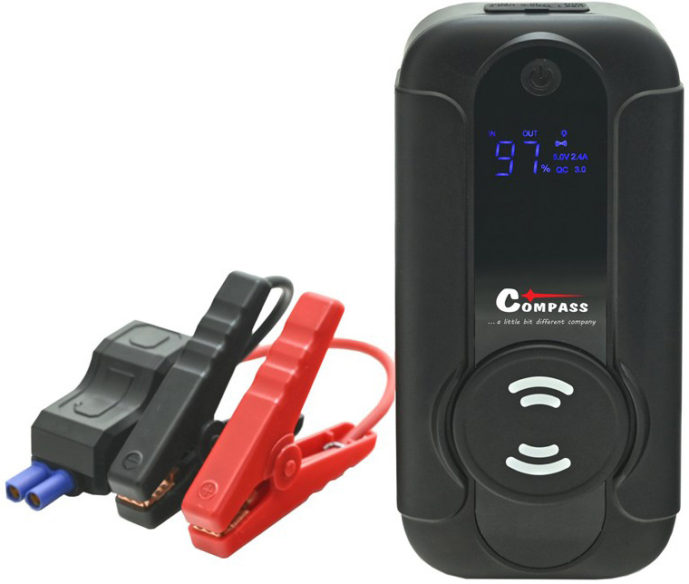 Štartovací box Compass 8.000mAh 1000A s Qi bezdrôtovým nabíjaním