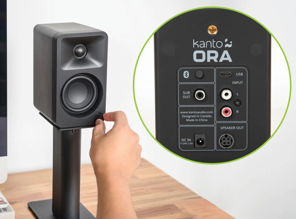 Reproduktory Kanto ORA (2 ks) biele Pracujú s technológiou digitálneho signálového procesora