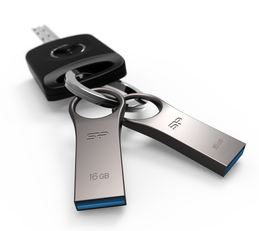 USB flashdisk Silicon Power Jewel J80 16 GB strieborný