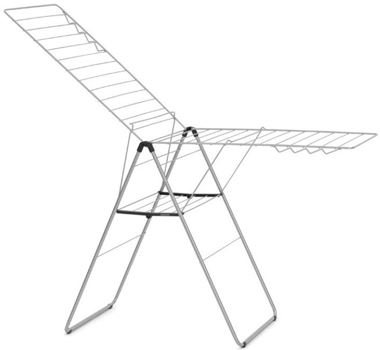 Sušiak na bielizeň Brabantia HangOn, 25 m, Metallic Grey strieborný