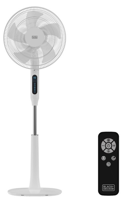 Ventilátor stojanový Black+Decker BXEFP30E WH biely