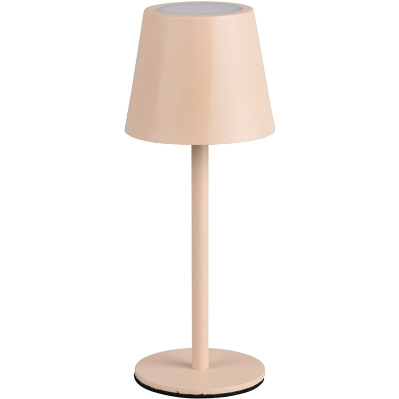 Stolová lampička Reality DIAZ, LED, béžová