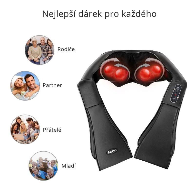Masážny prístroj NAIPO MGS-150DC čierny/sivý Masážny prístroj NAIPO MGS-150DC čierny/sivý