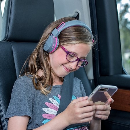 Slúchadlá JLab JBuddies Studio Kids Wireless sivá/modrá Slúchadlá JLab JBuddies Studio Kids Wireless sivá/modrá