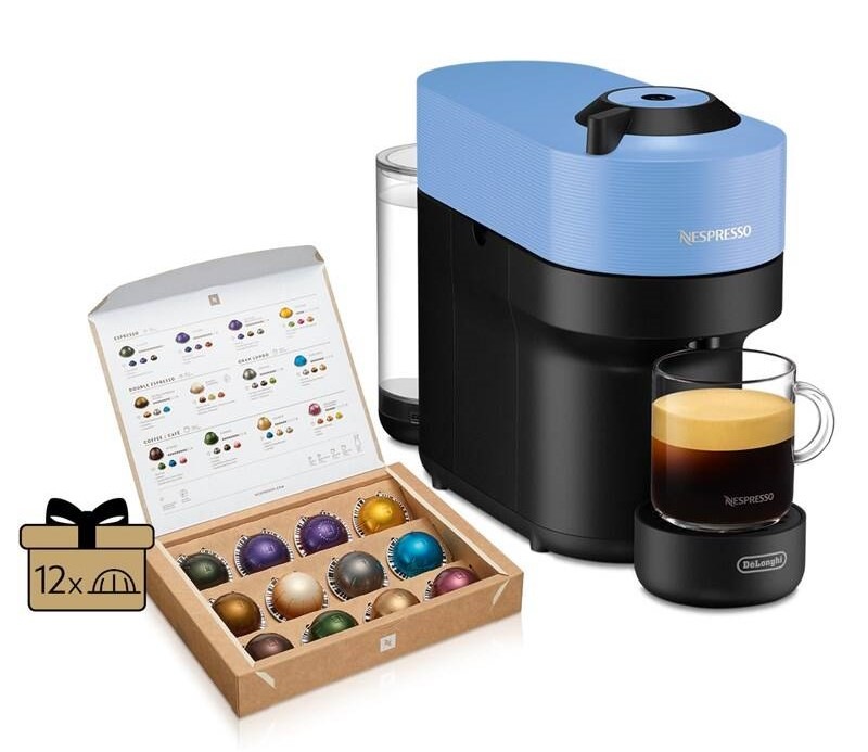 Kapsulový kávovar De'Longhi Nespresso Vertuo Pop ENV90.A modrý