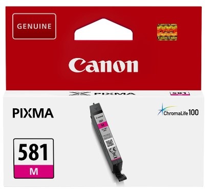 Cartridge Canon CLI-581 M, 237 strán purpurová farba