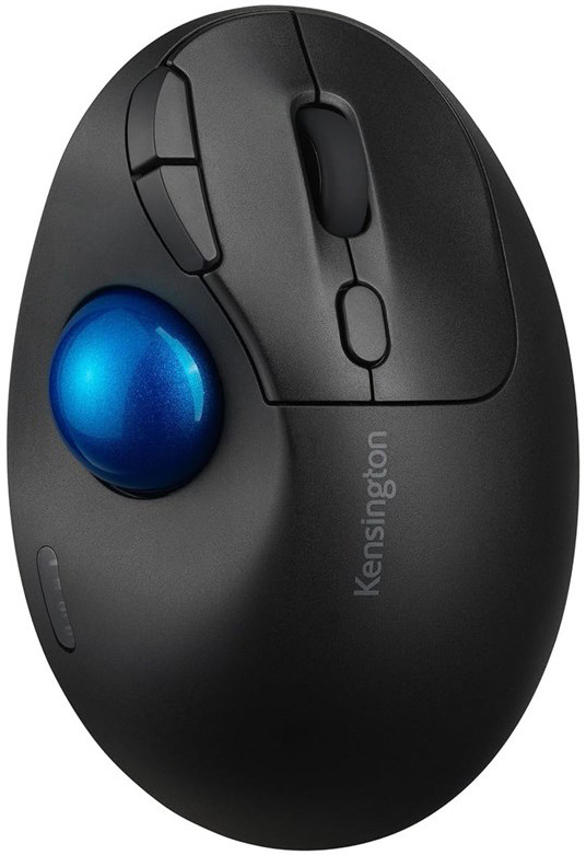 Trackball KENSINGTON Pro Fit Ergo TB450 EQ optická/7 tlačidiel/1600DPI - čierna/modrá