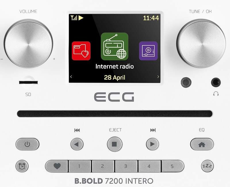 Internetový rádioprijímač ECG B.BOLD 7200 biely Internetový rádioprijímač ECG B.BOLD 7200 biely