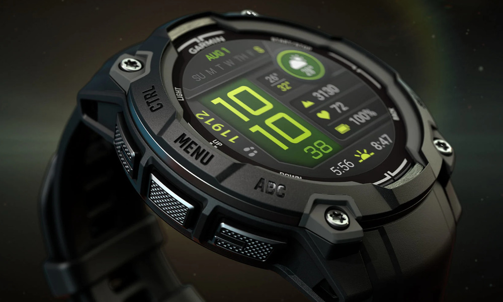 Inteligentné hodinky Garmin Instinct 3 - 45 mm AMOLED čierne/modré